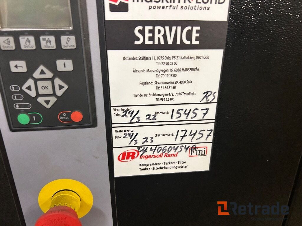 2015 Luft kompressor IR Ingersoll Rand IRN18K-CC-HV og 2012 Luftørker D24 0IN-A - Industrijska oprema: slika 5 2015 Luft kompressor IR Ingersoll Rand IRN18K-CC-HV og 2012 Luftørker D24 0IN-A - Industrijska oprema: slika 5