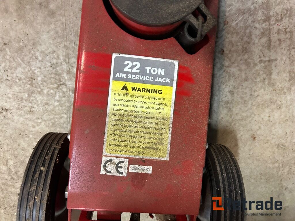 Lastebil jekk på luft 22 ton Air Service Jack - Industrijska oprema: slika 4 Lastebil jekk på luft 22 ton Air Service Jack - Industrijska oprema: slika 4