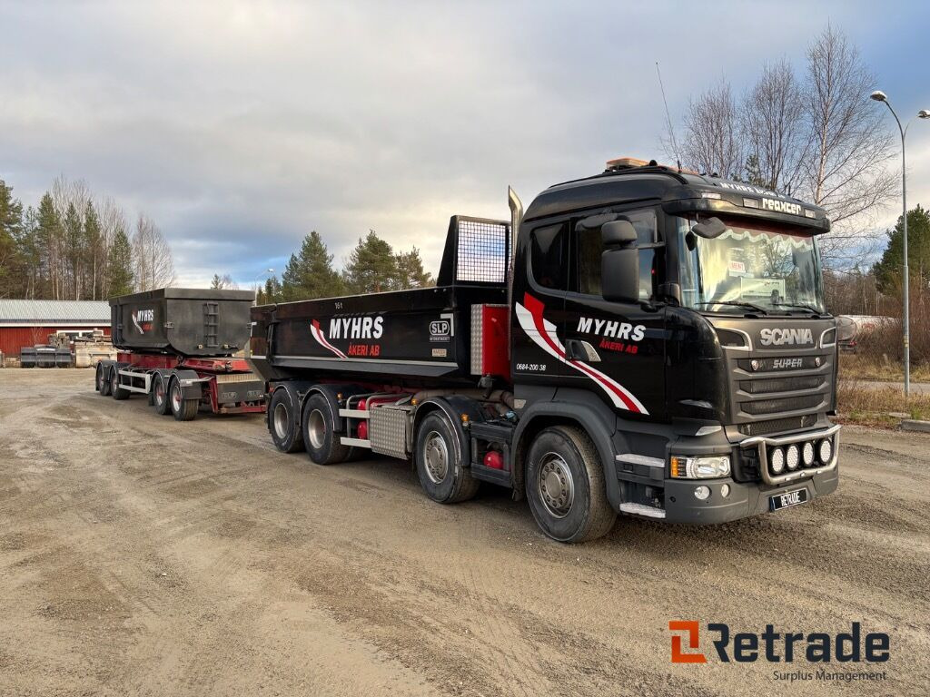 Kassettbilsekipage Scania R730 8X4 - Tovornjak prekucnik, Abrol/ Samonakladalec prikolica: slika 2 Kassettbilsekipage Scania R730 8X4 - Tovornjak prekucnik, Abrol/ Samonakladalec prikolica: slika 2