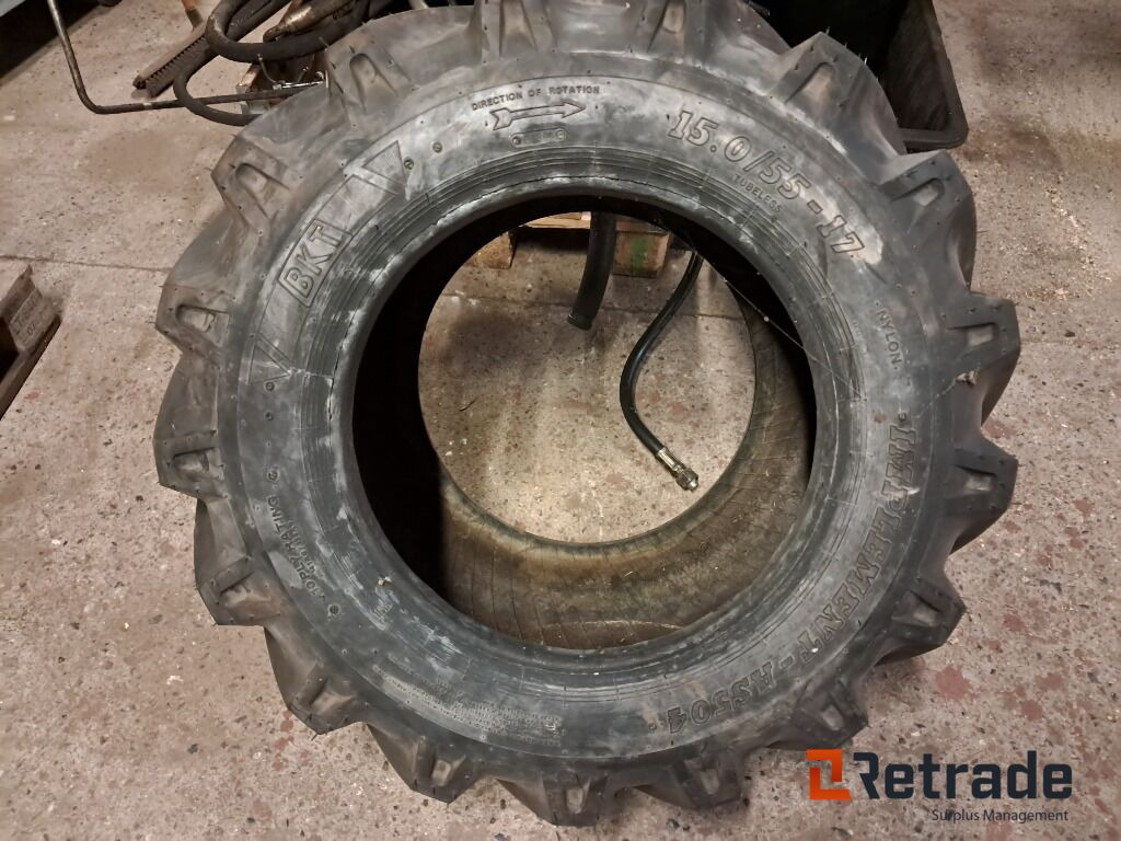 Nyt Dæk til minilæsser BKT 15.0/55-17 - Gradbena oprema: slika 2 Nyt Dæk til minilæsser BKT 15.0/55-17 - Gradbena oprema: slika 2