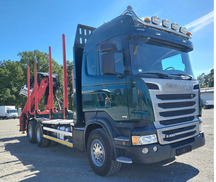 Scania R490 6x4 Euro 6 Kurzholz Palfinger AHK (2) - Tovornjak za prevoz lesa, Tovornjak z dvigalom: slika 5 Scania R490 6x4 Euro 6 Kurzholz Palfinger AHK (2) - Tovornjak za prevoz lesa, Tovornjak z dvigalom: slika 5