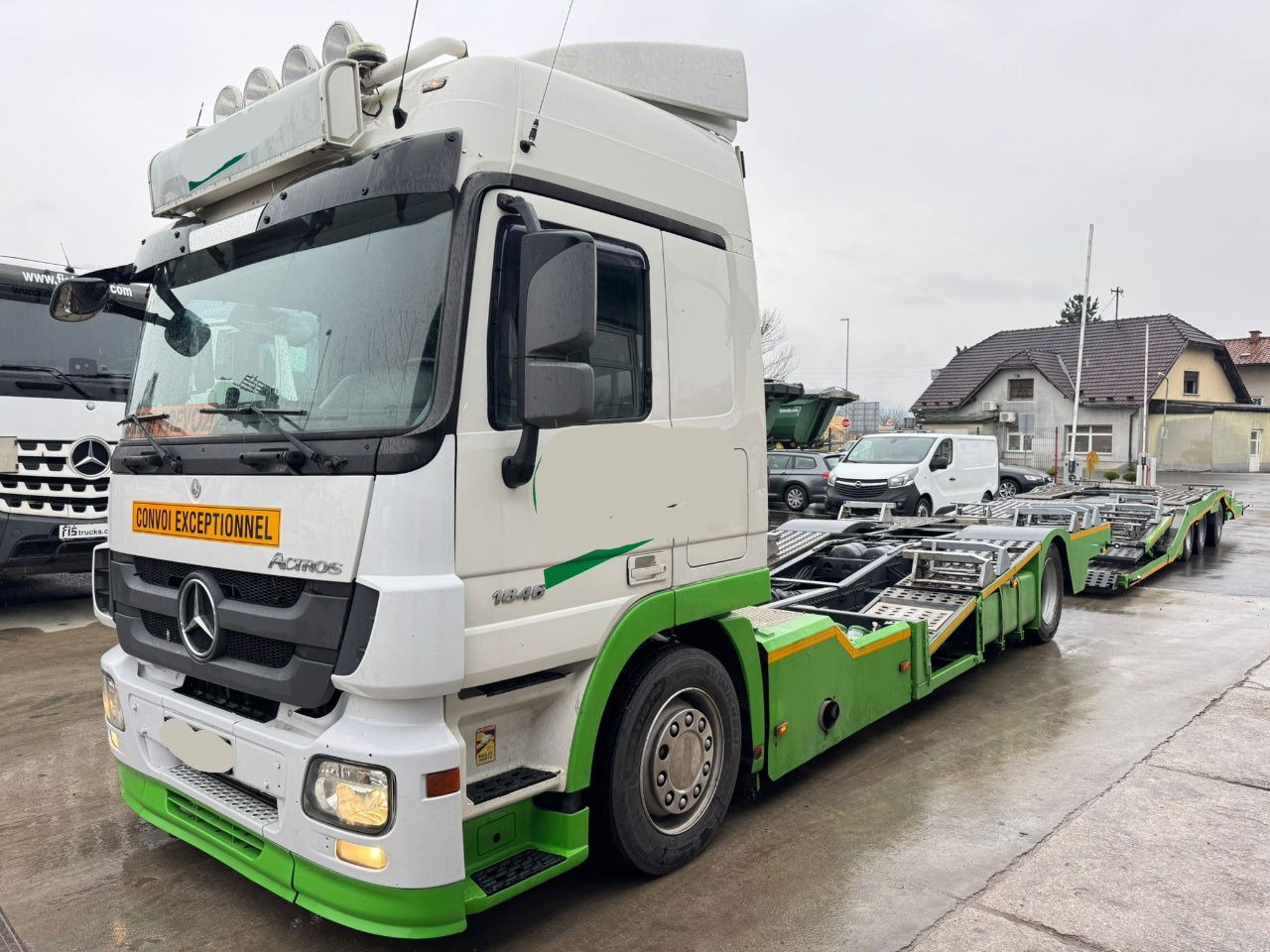 Mercedes-Benz Actros 1846 4x2 LKW transporter + Boerner trailer - Tovornjak avtotransporter: slika 1 Mercedes-Benz Actros 1846 4x2 LKW transporter + Boerner trailer - Tovornjak avtotransporter: slika 1