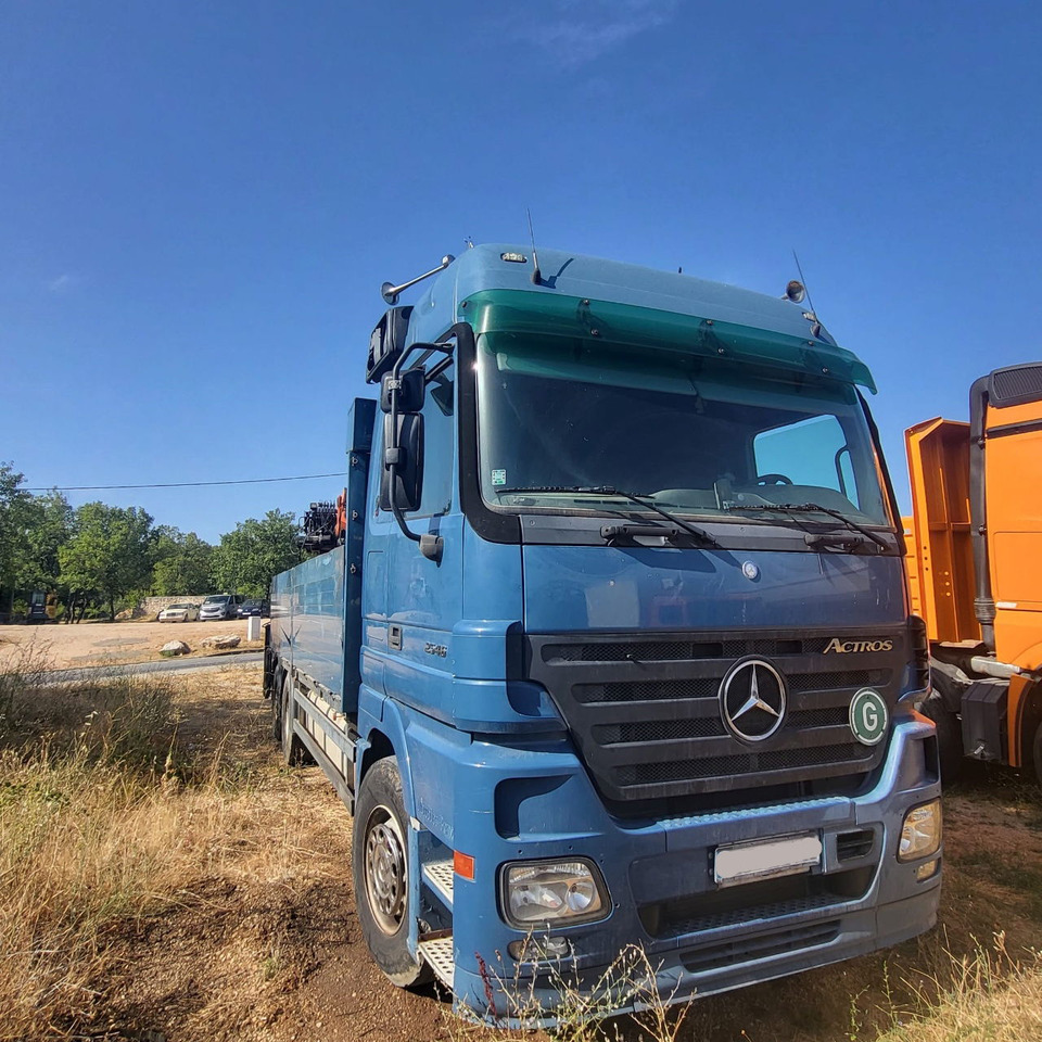 Mercedes-Benz Actros 2546 L 6x2 stake body - crane Atlas 200.2 - Tovornjak s kesonom, Tovornjak z dvigalom: slika 2 Mercedes-Benz Actros 2546 L 6x2 stake body - crane Atlas 200.2 - Tovornjak s kesonom, Tovornjak z dvigalom: slika 2