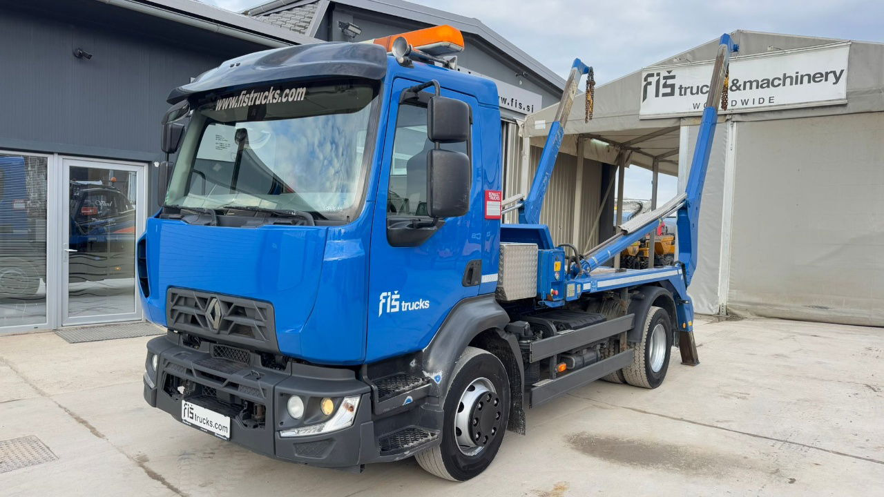 Kontejnerski tovornjak/ Tovornjak z zamenljivim tovoriščem Renault 16.280 4X2 meiller absetz tipper: slika 9