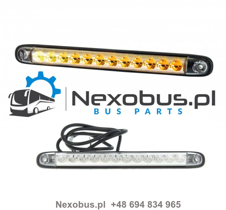 Lampa tył kierunkowskaz Vanhool TX biały klosz - Zadnje luči za Avtobus: slika 1 Lampa tył kierunkowskaz Vanhool TX biały klosz - Zadnje luči za Avtobus: slika 1