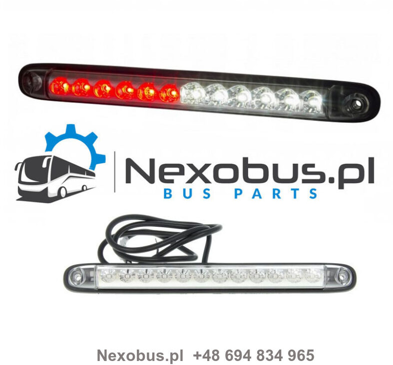 Lampa tył przeciwmgielna/cofania Vanhool TX biały klosz - Zadnje luči za Avtobus: slika 1 Lampa tył przeciwmgielna/cofania Vanhool TX biały klosz - Zadnje luči za Avtobus: slika 1