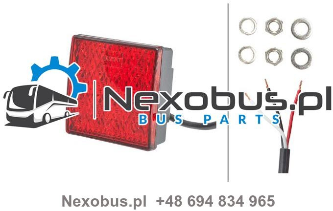 Lampa tył stop pozycja LED Vanhool T915 T916 T917 - Zadnje luči za Avtobus: slika 1 Lampa tył stop pozycja LED Vanhool T915 T916 T917 - Zadnje luči za Avtobus: slika 1