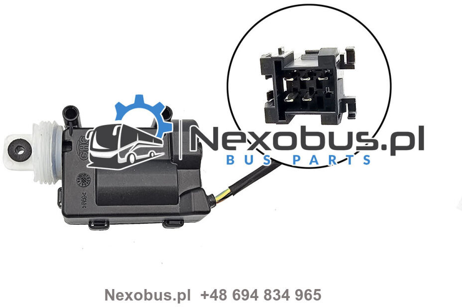 Zamek elektryczny klap Bova MAN prostokątna wtyczka - Kabina in notranjost za Avtobus: slika 1 Zamek elektryczny klap Bova MAN prostokątna wtyczka - Kabina in notranjost za Avtobus: slika 1