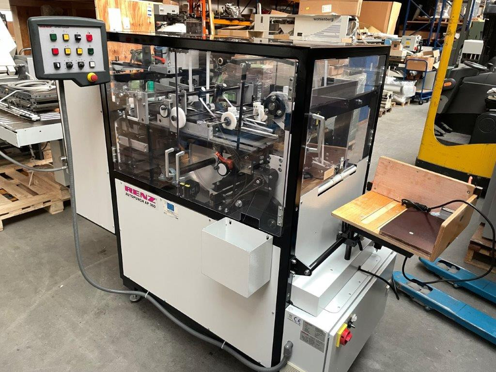 AUTOMATIC PUNCH RENZ AP 360 V4 Manual - Tiskarski stroj: slika 1 AUTOMATIC PUNCH RENZ AP 360 V4 Manual - Tiskarski stroj: slika 1