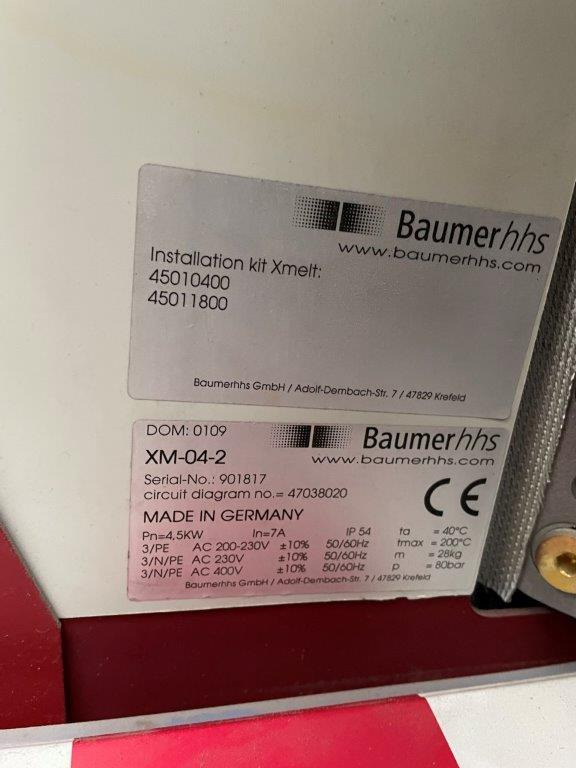 Baumer HHS PreMelter XMelt XM-04-2200 - Stroj za vezavo: slika 2 Baumer HHS PreMelter XMelt XM-04-2200 - Stroj za vezavo: slika 2