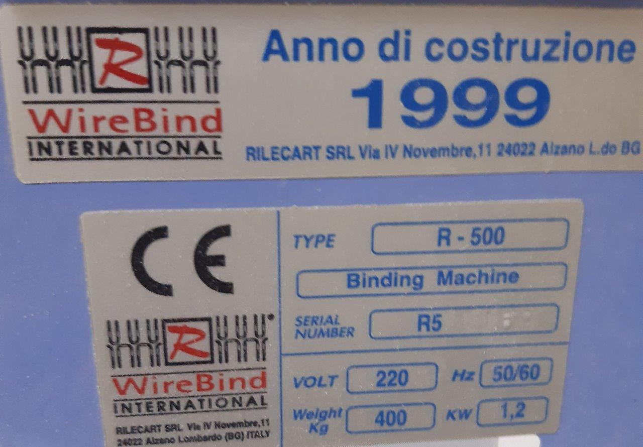 Ring binder and calendar binding machine Rilecart R-500 - Stroj za vezavo: slika 3 Ring binder and calendar binding machine Rilecart R-500 - Stroj za vezavo: slika 3