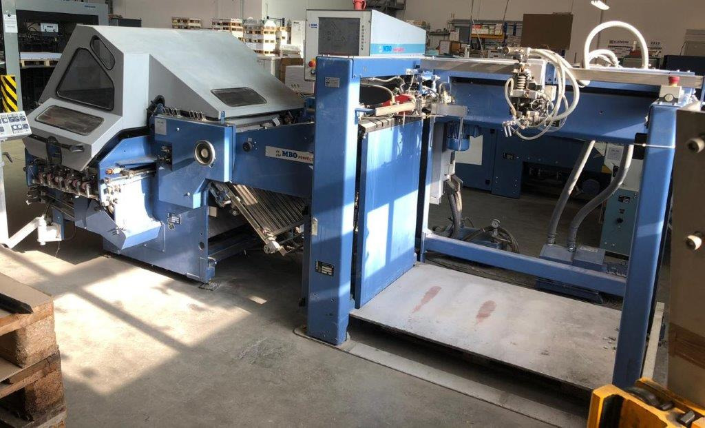 Semi-automatic adjustable combination folding machine MBO K 800.1-SKTL-4-FP from Bj. 2003 - Stroj za zgibanje: slika 4 Semi-automatic adjustable combination folding machine MBO K 800.1-SKTL-4-FP from Bj. 2003 - Stroj za zgibanje: slika 4