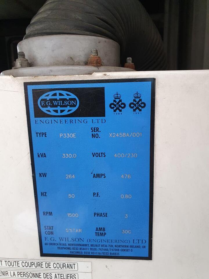 330 kVa Fg Wilson Perkins 2006 TWG2 - Generator: slika 5 330 kVa Fg Wilson Perkins 2006 TWG2 - Generator: slika 5