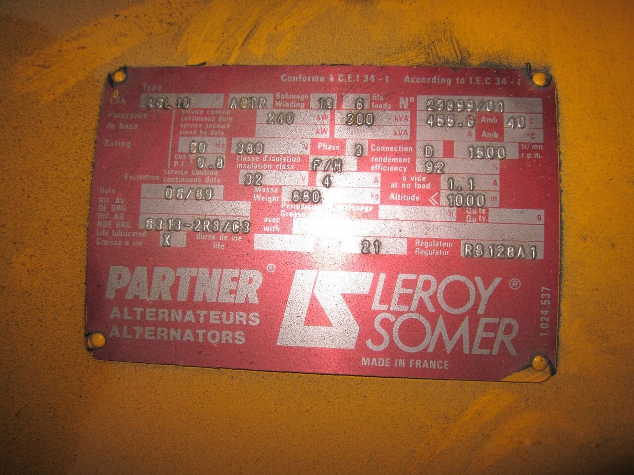 SDMO 330 kVa Cummins NT855-G6 - Generator: slika 5 SDMO 330 kVa Cummins NT855-G6 - Generator: slika 5