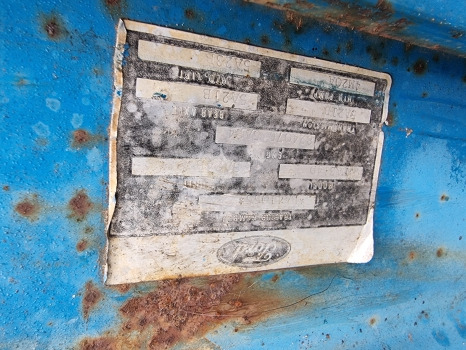 Karoserija in zunanjost Ford 10 Series 6610 Bonnet Hood Panel 1 Holes, D5nn16626b, E9nn16a724aa: slika 9