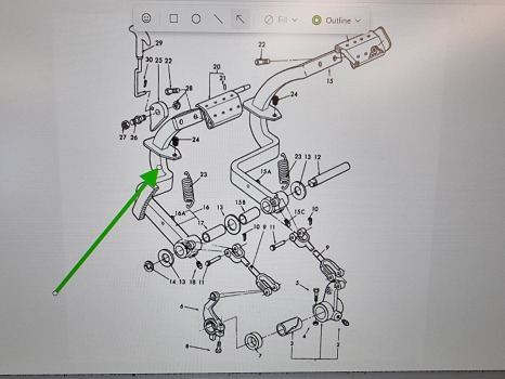 Ford 4610, 10 Series, Lp Cab Brake Pedal D4nn2n003c - Pedal za Traktor: slika 5 Ford 4610, 10 Series, Lp Cab Brake Pedal D4nn2n003c - Pedal za Traktor: slika 5