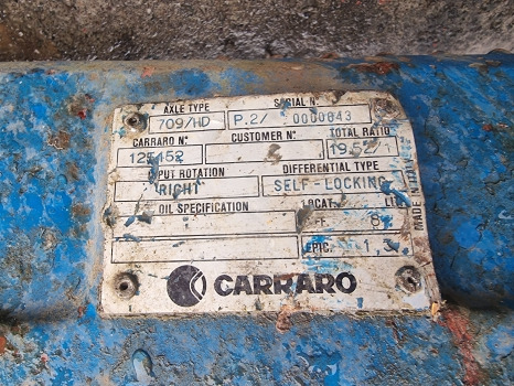 Ford 8240, 8340 Carraro 709/hd Front Axle Beam Housing With Differential 19015 - Os in deli: slika 3 Ford 8240, 8340 Carraro 709/hd Front Axle Beam Housing With Differential 19015 - Os in deli: slika 3
