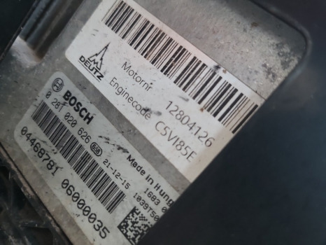 Manitou Mlt 630-115 Engine Control Ecu 04468481, 06000035, 0281020626, C5vi85e - ECU: slika 3 Manitou Mlt 630-115 Engine Control Ecu 04468481, 06000035, 0281020626, C5vi85e - ECU: slika 3