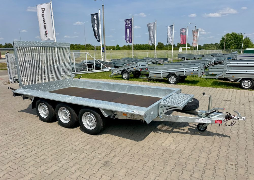 NIEWIADÓW Niewiadów KN401835T - 400 x 185 cm | 2570kg ładowności | trap stalowy | 3-osiowa budowlanka - Prikolica za prevoz strojev: slika 1 NIEWIADÓW Niewiadów KN401835T - 400 x 185 cm | 2570kg ładowności | trap stalowy | 3-osiowa budowlanka - Prikolica za prevoz strojev: slika 1