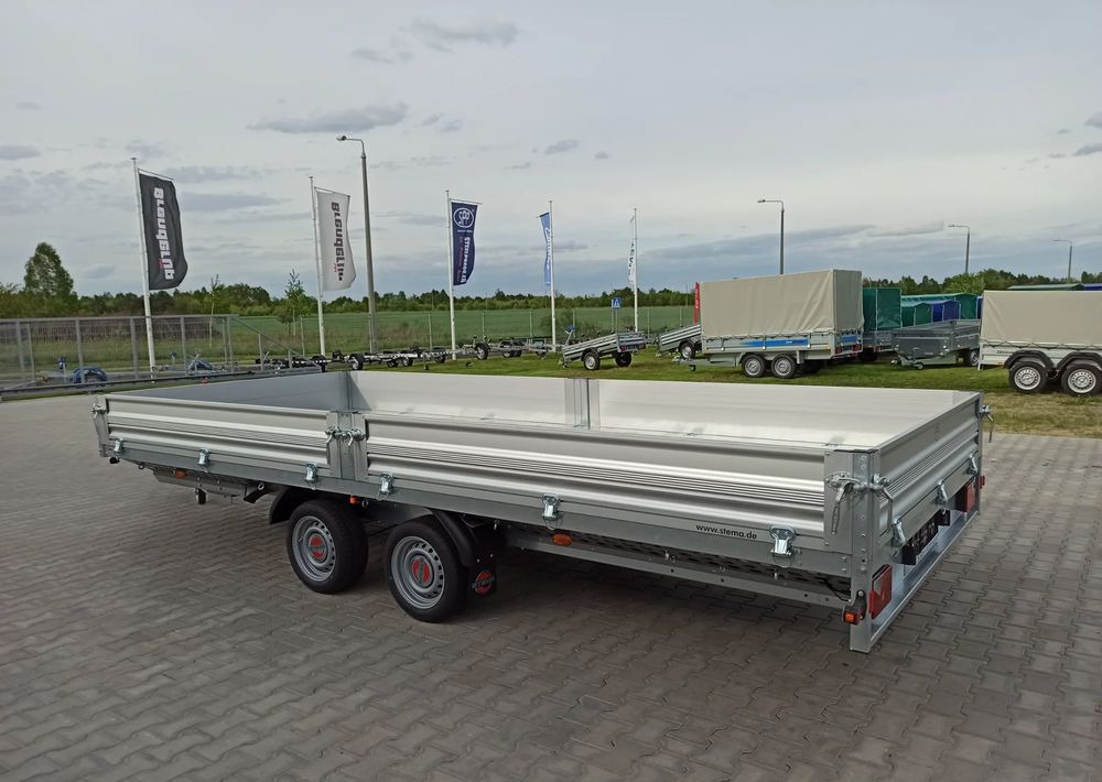 Stema Przyczepa 510x213 cm ALU 3,5T hamowana - Plato/ Tovorna prikolica: slika 5 Stema Przyczepa 510x213 cm ALU 3,5T hamowana - Plato/ Tovorna prikolica: slika 5