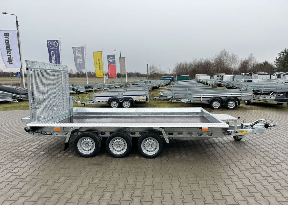 WIOLA Wiola B3540 MAX - 400 x 170 cm | 2546kg ładowności | trap stalowy | 3-osiowa budowlanka - Prikolica za prevoz strojev: slika 2 WIOLA Wiola B3540 MAX - 400 x 170 cm | 2546kg ładowności | trap stalowy | 3-osiowa budowlanka - Prikolica za prevoz strojev: slika 2