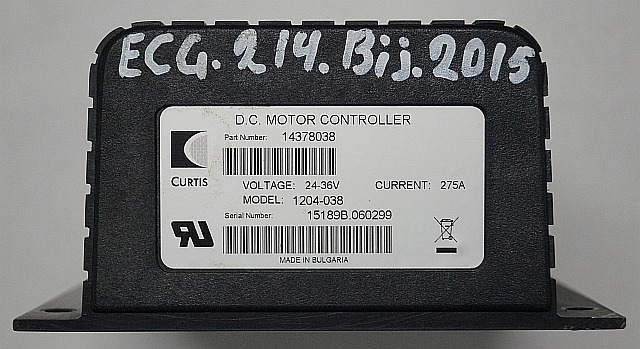 Curtis 14378038 | Rij regeling drive controller Curtis 1204-038 24-36V 275A sn. - ECU za Oprema za rokovanje z materiali: slika 3 Curtis 14378038 | Rij regeling drive controller Curtis 1204-038 24-36V 275A sn. - ECU za Oprema za rokovanje z materiali: slika 3