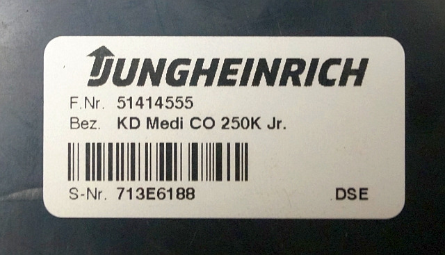 Jungheinrich 51414555 | Display KD MEDI CO 250K Jr DSE sn. 713E6188 - Armaturna plošča za Oprema za rokovanje z materiali: slika 3 Jungheinrich 51414555 | Display KD MEDI CO 250K Jr DSE sn. 713E6188 - Armaturna plošča za Oprema za rokovanje z materiali: slika 3