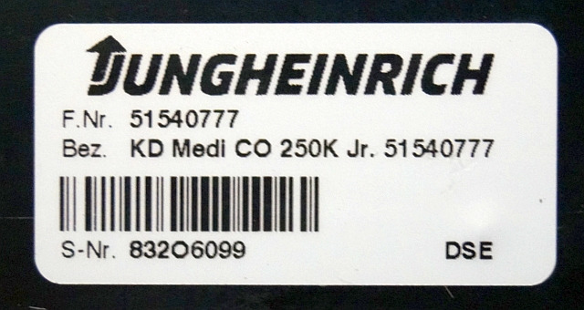Jungheinrich 51540777 | Display KD MEDI CO 250K Jr from EKS110 2018 sn. 832O6099 - Armaturna plošča za Oprema za rokovanje z materiali: slika 3 Jungheinrich 51540777 | Display KD MEDI CO 250K Jr from EKS110 2018 sn. 832O6099 - Armaturna plošča za Oprema za rokovanje z materiali: slika 3
