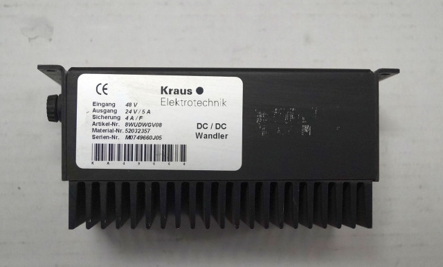 Jungheinrich 52032357 | Omvormer Transformer 48V -> 24V/5A for EKS310 Omvormer Transformer 48V -> 24V/5A for EKS310 - Električni sistem za Oprema za rokovanje z materiali: slika 1 Jungheinrich 52032357 | Omvormer Transformer 48V -> 24V/5A for EKS310 Omvormer Transformer 48V -> 24V/5A for EKS310 - Električni sistem za Oprema za rokovanje z materiali: slika 1