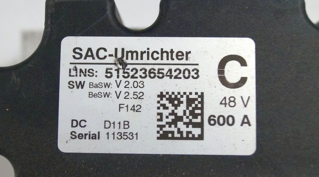 Still 51523654203 | Controller 48V/600A V2,03 V2,52 sn. 113531 from Still FMX12 - ECU za Oprema za rokovanje z materiali: slika 2 Still 51523654203 | Controller 48V/600A V2,03 V2,52 sn. 113531 from Still FMX12 - ECU za Oprema za rokovanje z materiali: slika 2