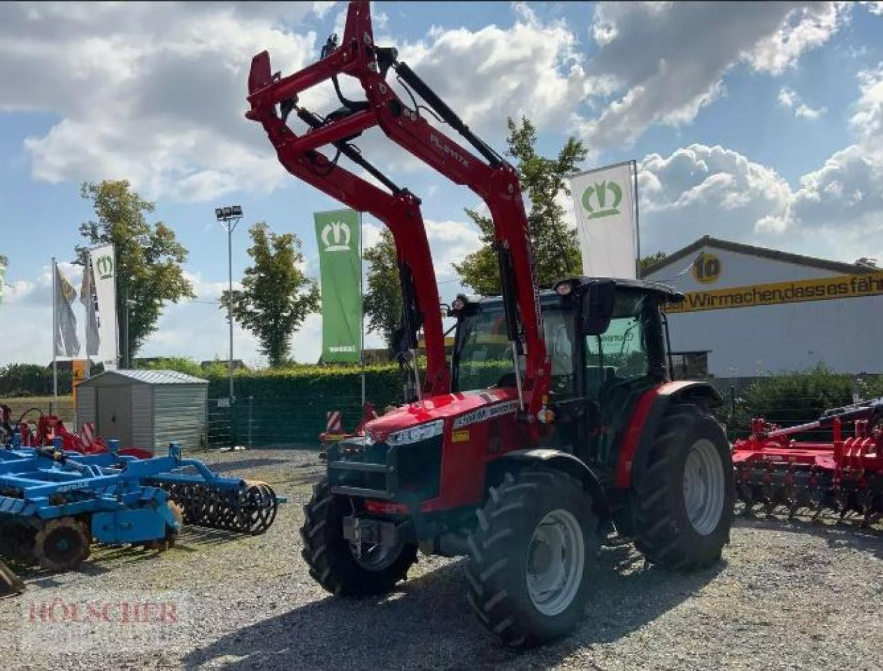 Massey Ferguson MF 4708 M mit Frontlader - Traktor: slika 2 Massey Ferguson MF 4708 M mit Frontlader - Traktor: slika 2