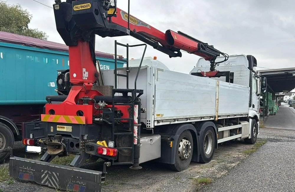 Mercedes-Benz ACTROS 2545 / 6x2 / HDS Palfinger PK 20.501 sterowany radiowo / Przyczepa w zestawie / Euro6/ Przebieg 340 000km - Tovornjak s kesonom, Tovornjak z dvigalom: slika 2 Mercedes-Benz ACTROS 2545 / 6x2 / HDS Palfinger PK 20.501 sterowany radiowo / Przyczepa w zestawie / Euro6/ Przebieg 340 000km - Tovornjak s kesonom, Tovornjak z dvigalom: slika 2