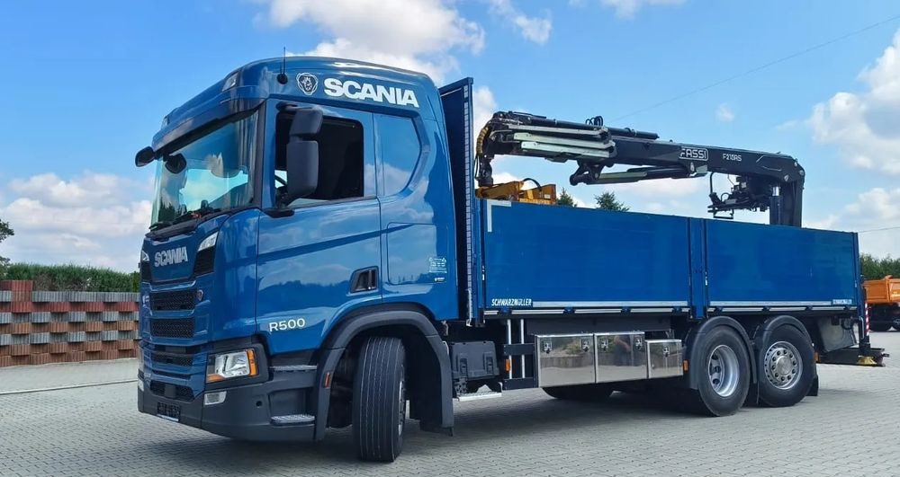 Scania R 500 6x2 / HDS Fassi F 215 AS / Euro 6 / Retarder / Oś skrętna / 220 000 km! - Tovornjak s kesonom, Tovornjak z dvigalom: slika 2 Scania R 500 6x2 / HDS Fassi F 215 AS / Euro 6 / Retarder / Oś skrętna / 220 000 km! - Tovornjak s kesonom, Tovornjak z dvigalom: slika 2
