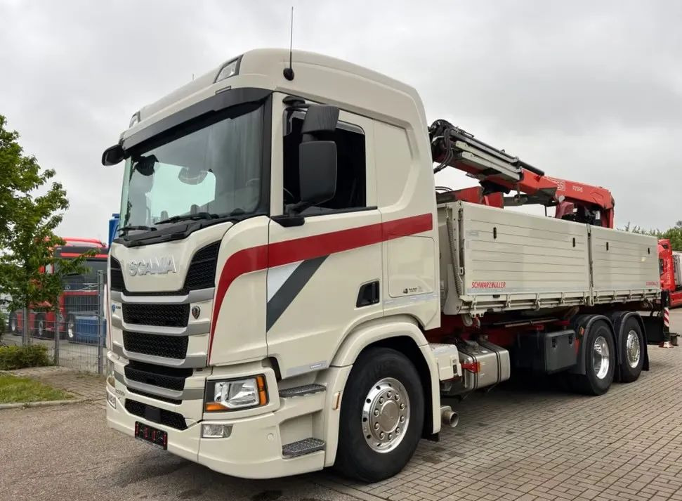 Scania R500 Baustoff / 2-stronna wywrotka Schwarzmüller /HDS Fassi F215 / Euro 6 / Napęd na tylną oś - Tovornjak prekucnik, Tovornjak z dvigalom: slika 2 Scania R500 Baustoff / 2-stronna wywrotka Schwarzmüller /HDS Fassi F215 / Euro 6 / Napęd na tylną oś - Tovornjak prekucnik, Tovornjak z dvigalom: slika 2