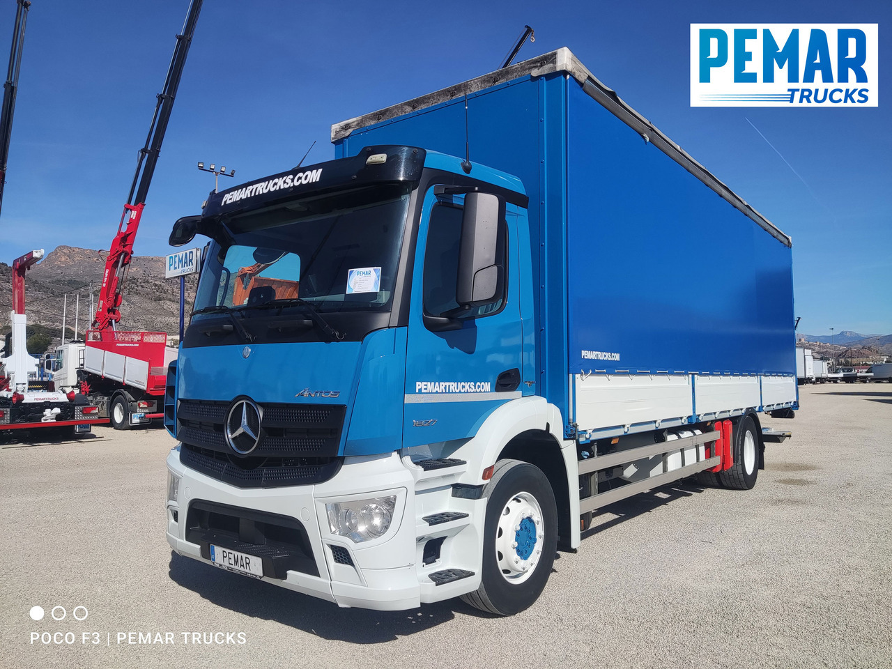 MERCEDES-BENZ ANTOS 1827 SEMITAUTLINER RETARDER - Tovornjak s ponjavo: slika 1 MERCEDES-BENZ ANTOS 1827 SEMITAUTLINER RETARDER - Tovornjak s ponjavo: slika 1