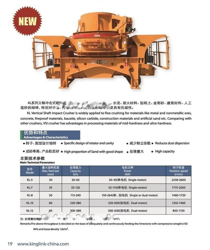 Kinglink KINGLINK New KL12 VSI Crusher - Udarni drobilec: slika 5 Kinglink KINGLINK New KL12 VSI Crusher - Udarni drobilec: slika 5