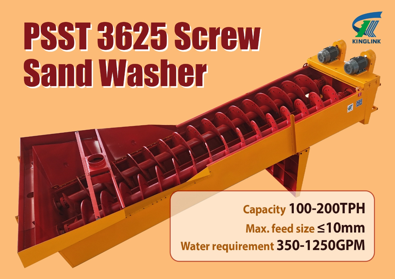 Kinglink TTSW3625 Fine Material Washer | Sand Screw Washer - Presejalnik: slika 1 Kinglink TTSW3625 Fine Material Washer | Sand Screw Washer - Presejalnik: slika 1