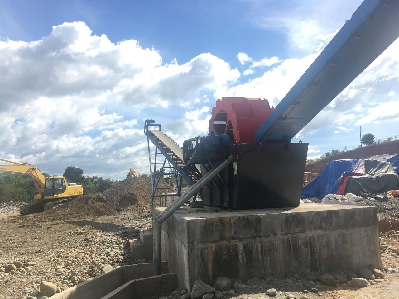 Kinglink XSD2610 Wheeled Bucket Sand Washer - Presejalnik: slika 1 Kinglink XSD2610 Wheeled Bucket Sand Washer - Presejalnik: slika 1