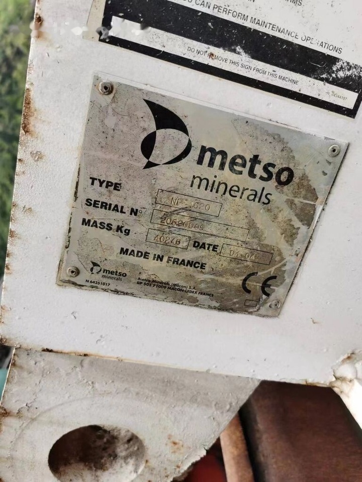 Metso NORDBERG NP1313 / NP1315 / NP1620 - Udarni drobilec: slika 3 Metso NORDBERG NP1313 / NP1315 / NP1620 - Udarni drobilec: slika 3