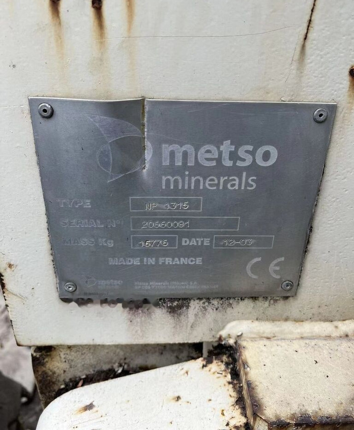 Metso Nordberg 1315 - Udarni drobilec: slika 3 Metso Nordberg 1315 - Udarni drobilec: slika 3