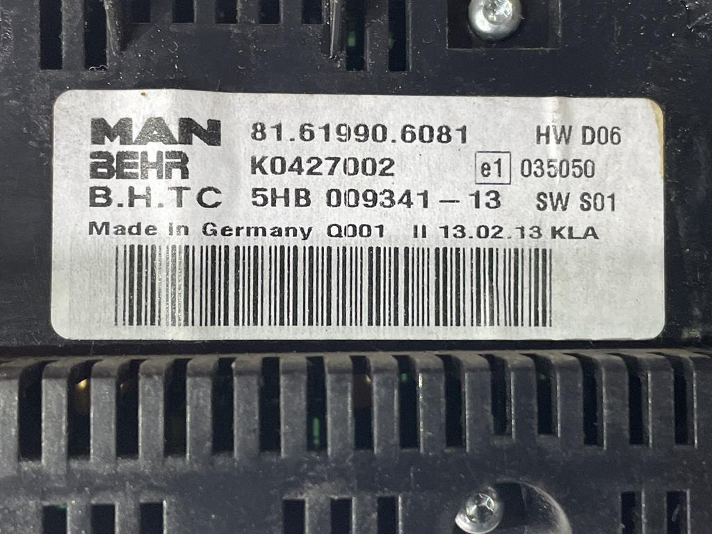BEHR AIR CONDITIONING CONTROLLER - 81.61990.6081 - Električni sistem za Tovornjak: slika 2 BEHR AIR CONDITIONING CONTROLLER - 81.61990.6081 - Električni sistem za Tovornjak: slika 2