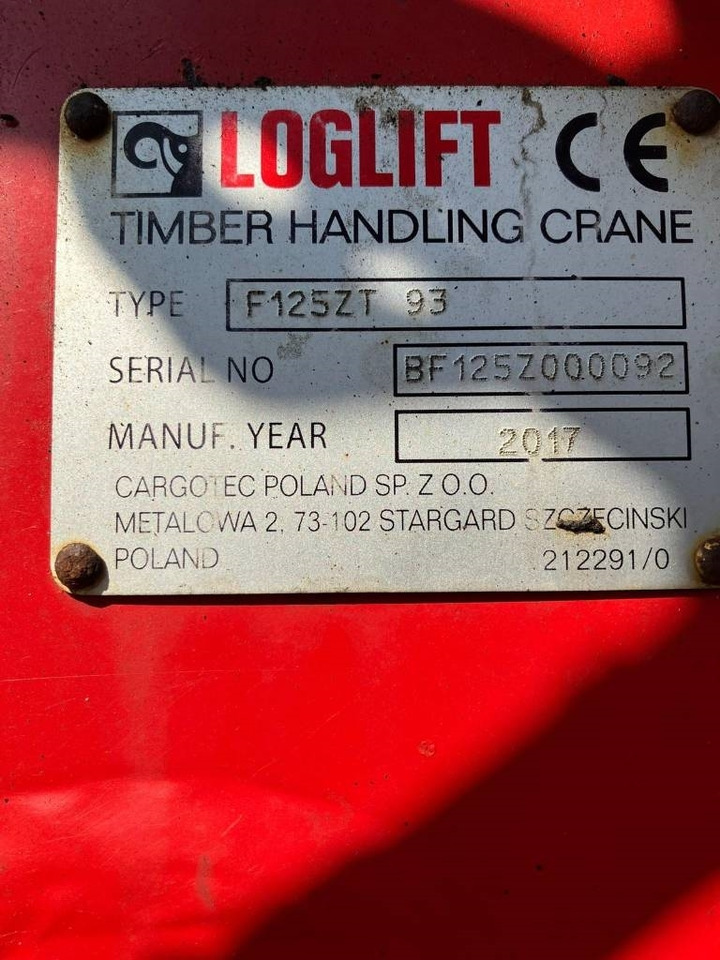 Loglift Timber cranes - Paletno dvigalo: slika 1 Loglift Timber cranes - Paletno dvigalo: slika 1