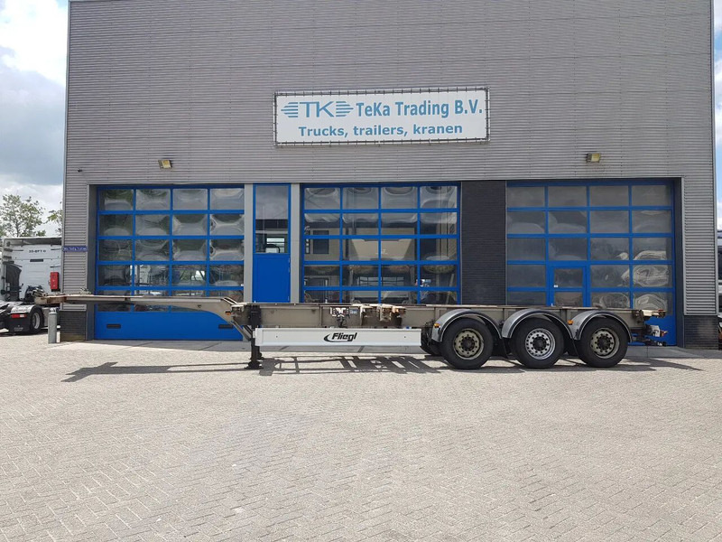 Fliegl SDS 380 MULTI BPW Disc Lift axle - Kontejnerska polprikolica/ Polprikolica z zamenljivim tovoriščem: slika 2 Fliegl SDS 380 MULTI BPW Disc Lift axle - Kontejnerska polprikolica/ Polprikolica z zamenljivim tovoriščem: slika 2