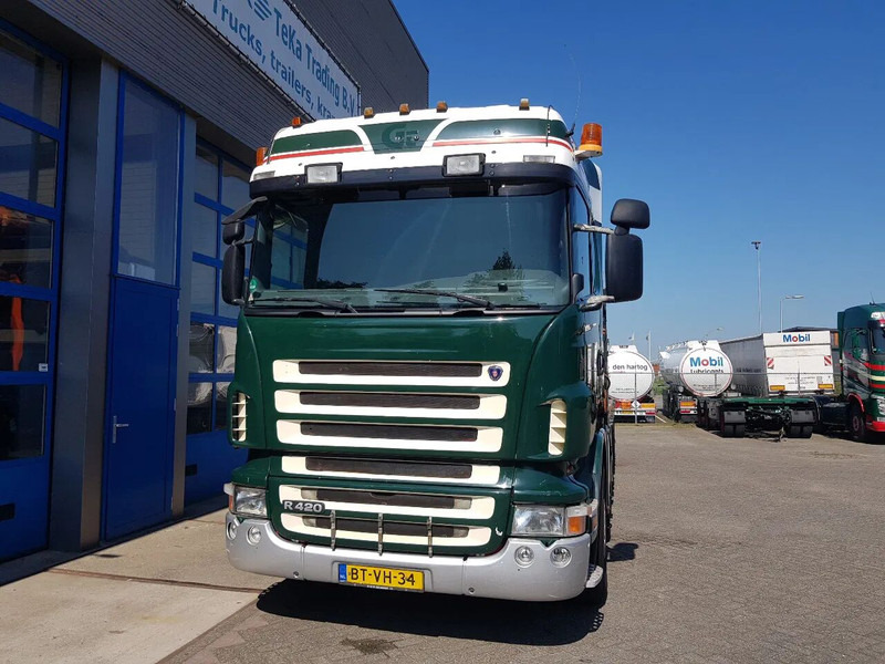 Scania R420 8x2 HIAB 800E-7 Hipro 80 ton/meter Winch Retarder - Tovornjak s kesonom, Tovornjak z dvigalom: slika 4 Scania R420 8x2 HIAB 800E-7 Hipro 80 ton/meter Winch Retarder - Tovornjak s kesonom, Tovornjak z dvigalom: slika 4