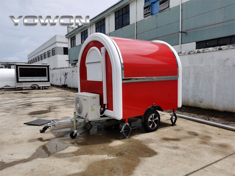 YOWON Fully customized food vending cart mobile street fast food trailer - Prikolica s hrano: slika 1 YOWON Fully customized food vending cart mobile street fast food trailer - Prikolica s hrano: slika 1