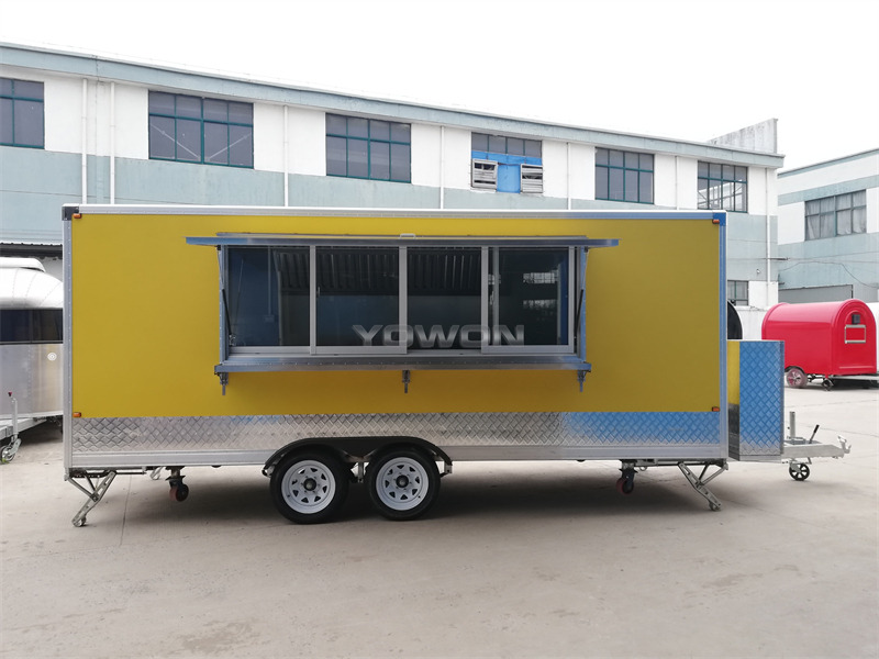 YOWON vintage model square food truck catering truck - Prikolica s hrano: slika 5 YOWON vintage model square food truck catering truck - Prikolica s hrano: slika 5