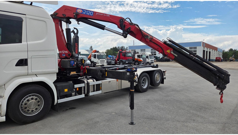 Scania G450 6X2*4 HMF 2120 crane 700 hours - Kotalni prekucni tovornjak, Tovornjak z dvigalom: slika 5 Scania G450 6X2*4 HMF 2120 crane 700 hours - Kotalni prekucni tovornjak, Tovornjak z dvigalom: slika 5