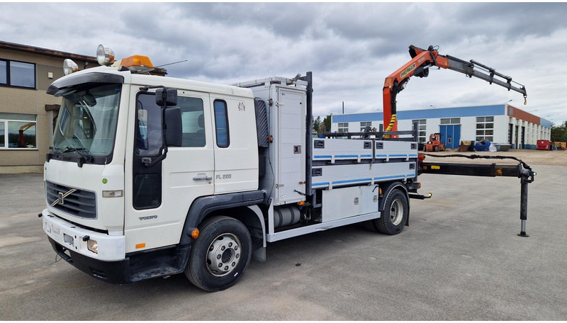 Volvo FL220 4X2 Palfinger PK7501 - Tovornjak s kesonom, Tovornjak z dvigalom: slika 1 Volvo FL220 4X2 Palfinger PK7501 - Tovornjak s kesonom, Tovornjak z dvigalom: slika 1