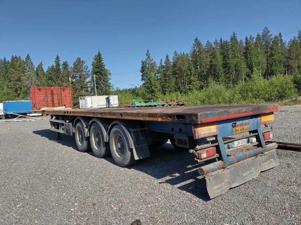 GT trailer Vahva tasalava,hyvillä sidontapisteillä - Polprikolica s kesonom: slika 1 GT trailer Vahva tasalava,hyvillä sidontapisteillä - Polprikolica s kesonom: slika 1
