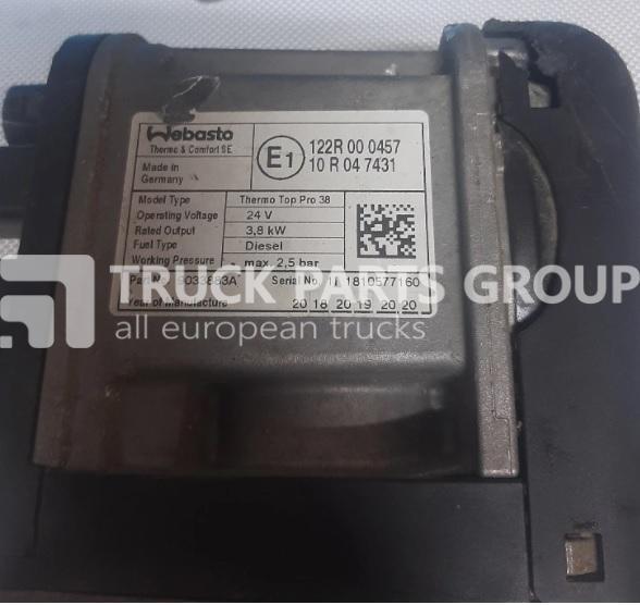 DAF euro6 106XF cab heater webasto 2020447, 2020465, 2294774 - Ogrevanje/ Prezračevanje za Tovornjak: slika 2 DAF euro6 106XF cab heater webasto 2020447, 2020465, 2294774 - Ogrevanje/ Prezračevanje za Tovornjak: slika 2